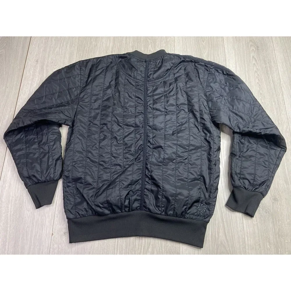 Nike Tech Pack Sweatshirt Pullover Men Small Black Quilted Thermal Sport Outdoor
